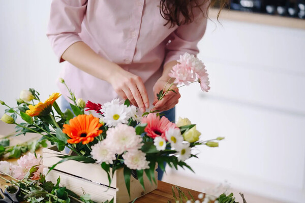 Senioren vereniging, bloemschikken senioren