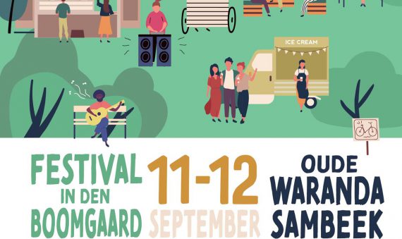 Poster Festival in den Boomgaard